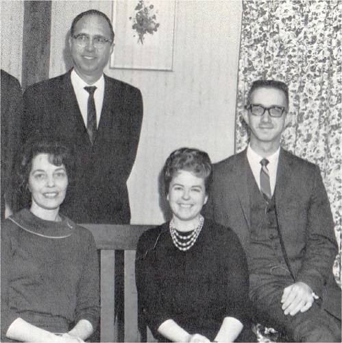 From left, Donna Moody, Melvin Moody, Barbara Moody, and Leon Moody moved to New Hampshire in 1964 to establish Dublin Christian Academy on property gifted for that purpose by Nelson and Ruth Blount of Dublin.