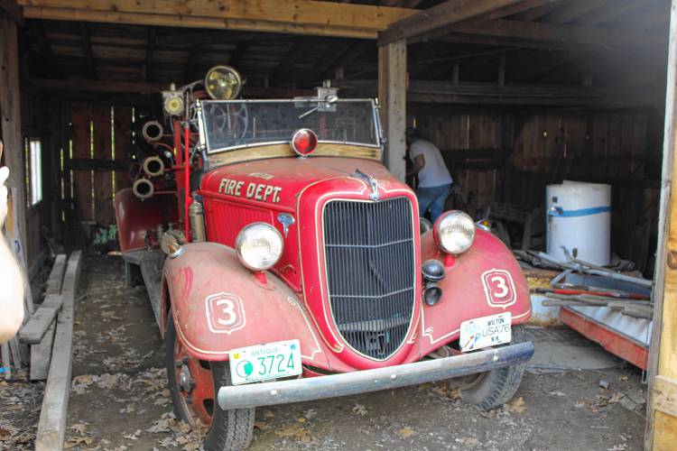 The town’s 1936 muster truck has sat, unused, in a private barn since the mid-2010s.