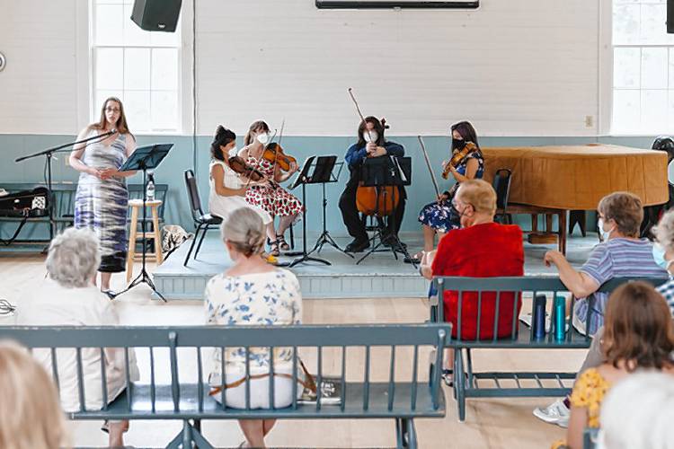 Monadnock Music hosts Jerod Impichchaachaaha’ Tate: String Quartet with Narrator during the 2021 season.