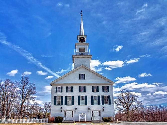 The Rindge Meetinghouse steeple is set to be repainted, and the town is receiving state funds for the project.
