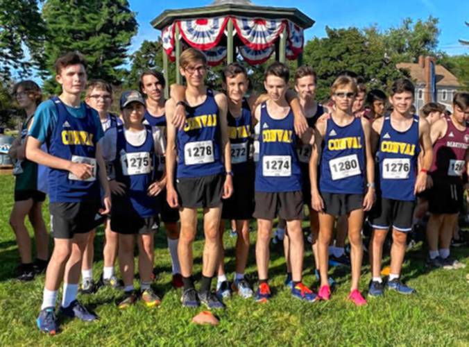 The ConVal boys’ cross country team placed fourth overall at the Jamie Martin Invitational on Tuesday.