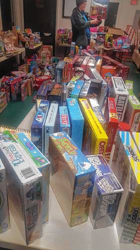  Family games are one of the most-popular donated items.