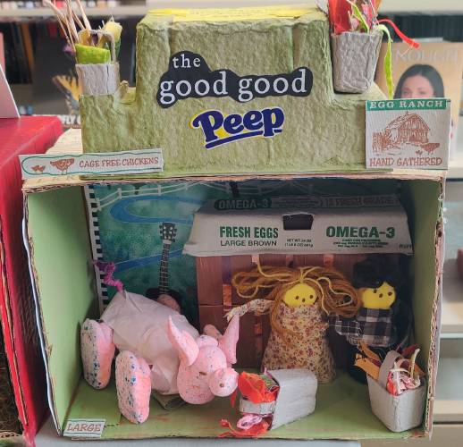 “The Good Good Peep,” submitted by Kim and Scott Cunningham and Carol Gunther-Mohr. Based on “The Good Good Pig” by Sy Montgomery.