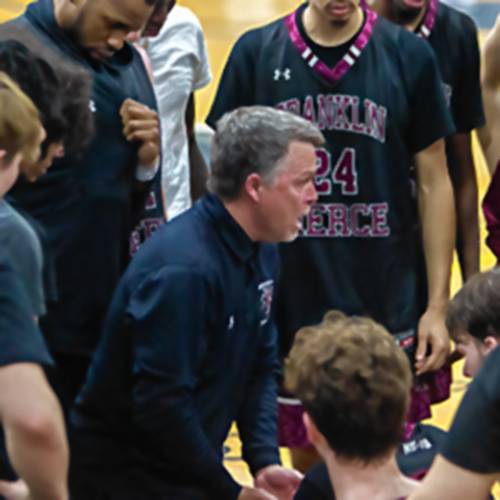 David Chadbourne led the Franklin Pierce men's basketball team to four NCAA Tournament bids and the women’s team to one.