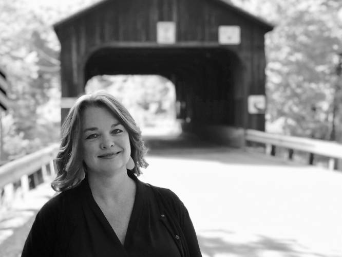 “Covered Bridges of New Hampshire” author Kim Varney Chandler.