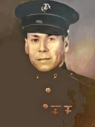 Joseph McLellan in uniform.
