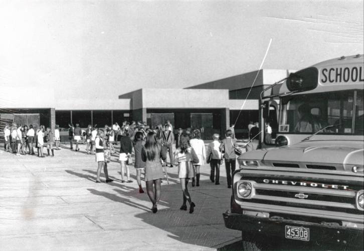 The opening day of ConVal High School in 1970.