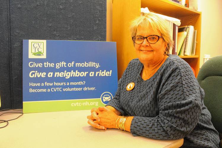 Community Volunteer Transportation Company Executive Director Ellen Avery at the CVTC offices in Peterborough.